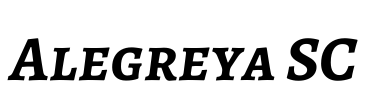 Alegreya SC