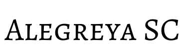 Alegreya SC