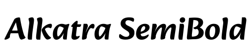 Alkatra SemiBold