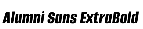 Alumni Sans ExtraBold